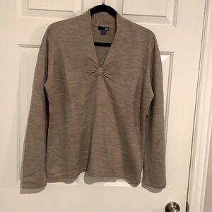 East5th Taupe Acrylic Sweater. Size L.